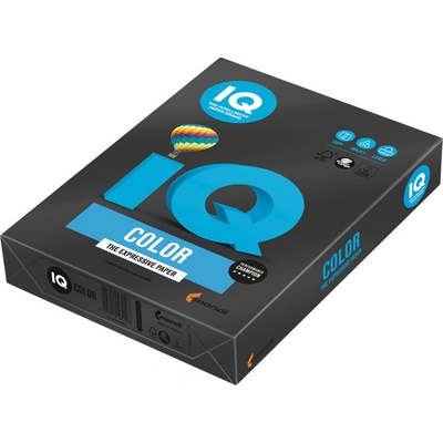 Papír barevný IQ COLOR A4 80g intezivní černá / 500 listů