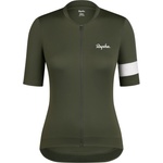 Rapha Дамска фланелка с къс ръкав за колоездене Rapha Women's Core Jersey Cycling jersey - Deep Depths / White Alyssum (156-2650-0412)