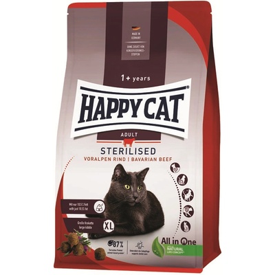 Happy Cat Supreme ADULT Sterilised Voralpen-Rind 4 kg