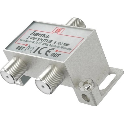 Hama Коаксиален сплитер, 2 x изхода, широколентов (205230)