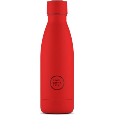 Cool Bottles Termo fľaša z nerezovej ocele Vivid Red trojvrstvová 350 ml