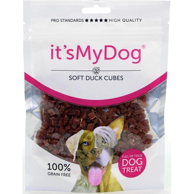 It's My Dog Duck Soft Cubes Grain Free - Кучешко лакомство меки кубчета патешко, без зърно, 85 гр