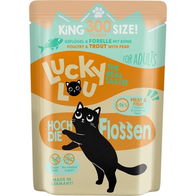 Lucky Lou Lifestage Adult Hydina a pstruh 300 g