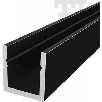 LED profil P4-4 mini černý - Profil bez krytu 1m TL-092286 092286