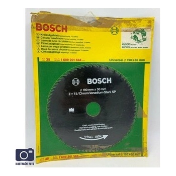 Bosch pil. kot. 190x30 HSS 1609201568