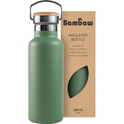 Bambaw Nerezová termoska 500 ml Sage Green