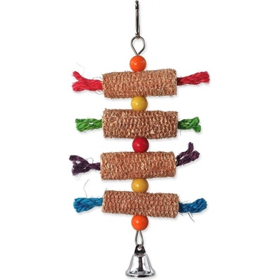 BIRD JEWEL Hračka závesná farebná klasy so zvončekom 27 cm