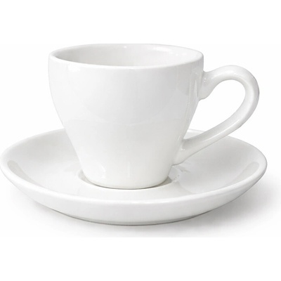 Biebri šálka s podšálkou Tulip biela 4 x 180 ml