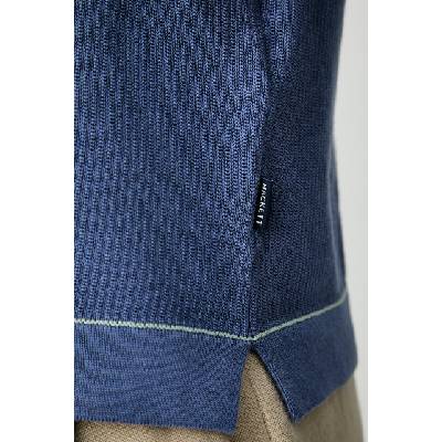 Hackett London тениска тип пулове с яка мъжка от памук (HM7000212)