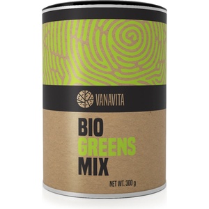 GymBeam VanaVita BIO Greens Mix 300 g неовкусено