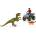 Schleich Комплект Schleich Dinosaurs - Бягство от велосираптор с АТВ (41466-01433)