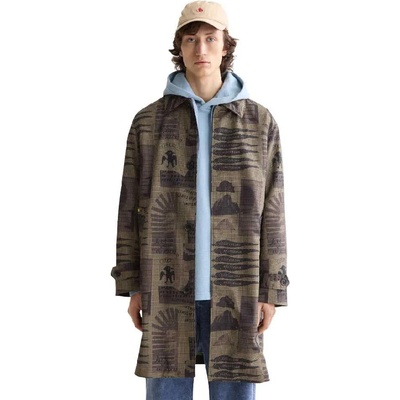 Scotch & Soda Палто Scotch & soda Collage Cat coat - Brown (Art Dept Collage Houndstooth)
