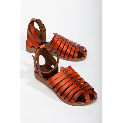 Moda Trend Дамски ежедневни сандали - Светлооранжеви #366119 (366119_Оранжев)