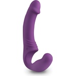 EasyToys - страп-он вибратор без колан - презареждащ се - лилав