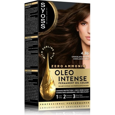 Syoss Oleo Intense čokoládově hnědý 4-86