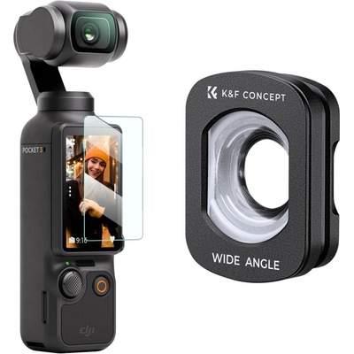 K&F Concept K&F Magnetic Wide-angle for DJI Osmo Pocket 3 Accessories Protection Action Camera Lens