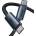 Baseus Flash Series USB 4 Cable USB-C to USB-C 8K, 100W, 40Gbps (CASS010014) - здрав USB 4 кабел с въжена оплетка за устройства с USB-C порт (100 см) (черен)