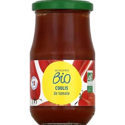 Monoprix Bio rajčatové coulis 350 g