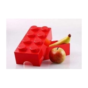 LEGO® Box na svačinu 100 x 200 x 75 mm červený 5706773402304