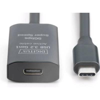 Digitus DA-73109 Repeater USB USB 3.2 Gen 1 se zesilovačem 10m černý