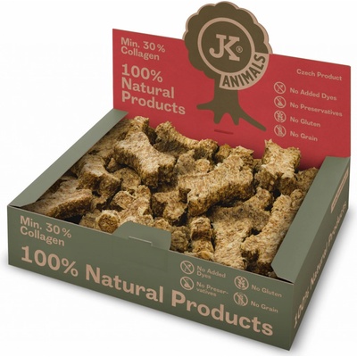 JK ANIMALS přírodní kost natural mini masová s kořenem pampelišky 7 cm