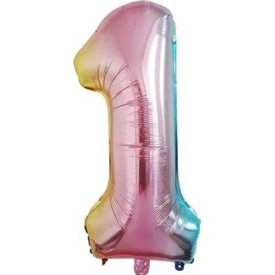 Amscan Balónek foliový narozeniny číslo 1 růžovo zlaté 35 cm