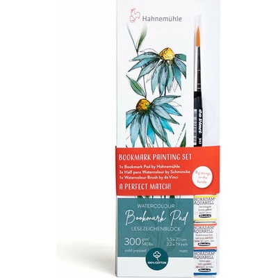 Hahnemühle - Schmincke - Da Vinci Bookmark Painting Set