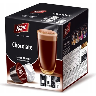 René Café čokoláda 8 + 8 ks
