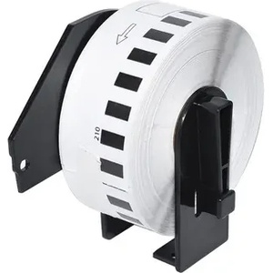 Makki съвместими етикети Brother DK-22210 - Roll White Continuous Length Paper Tape 29mm x 30.48m, Black on White - MK-DK-22210 (MK-DK-22210) - xtreme