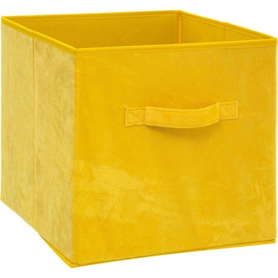 5five Simply Smart Úložný box velurový zelený 31 cm