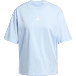 adidas Дамска тениска Adidas Essentials 3 Stripe T-Shirt Womens - Glow Blue