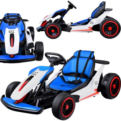 Joko Elektrické Autíčko Motokára Gokart s Funkciou Drift modrá