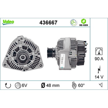 Alternátor VALEO 436667