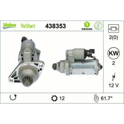 Startér VALEO 438353