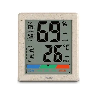 Hama Термометър и хигрометър "Ponza", дигитален, за вътрешна употреба, бежов (HAMA-222227)