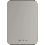 Decoded Ultra Slim Qi2 Powerbank 5000MaH Titanium Silver (K-D25MSPB5TM)