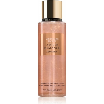 Victoria's Secret Amber Romance Shimmer tělový sprej se třpytkami pro ženy 250 ml
