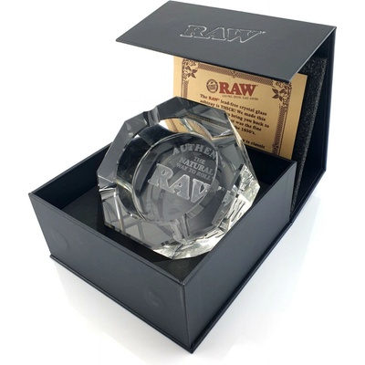 RAW velký skleněný popelník – Sleviste.cz