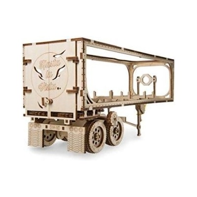 UGears - Дървен пъзел с механизъм - Ремарке Heavy Boy WM-03 (70057)