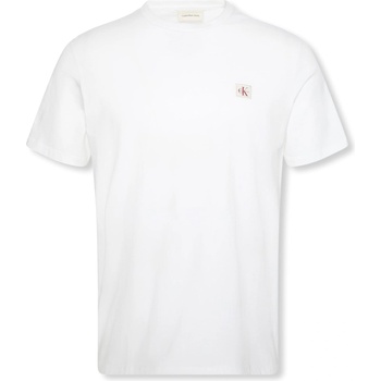 Calvin Klein Jeans Тениска Calvin Klein Jeans Men's CKJ Woven Box Regular Fit T-Shirt - White YAF