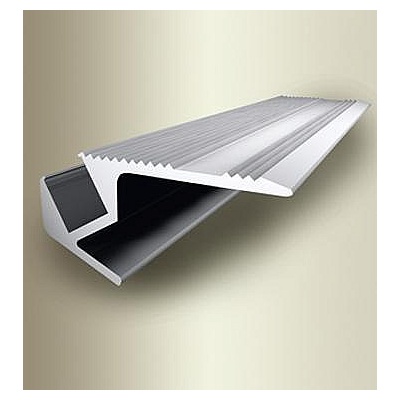 Küberit Schodový profil Imitace nerezu F2 37x21mm