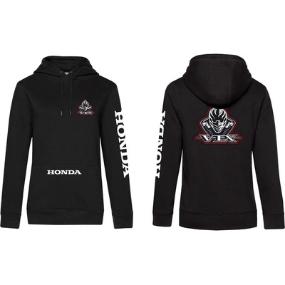 Dámská mikina s kapucí a motivem Honda VTX černá – Zboží Dáma