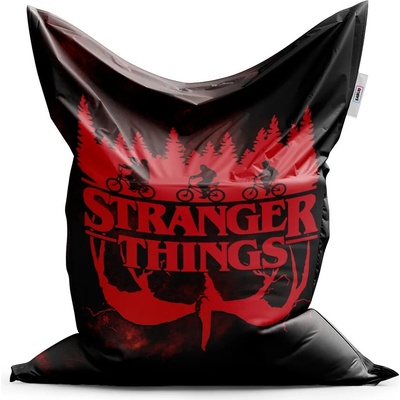 Sablio Sedací vak Classic Stranger Things Red 150x100 cm