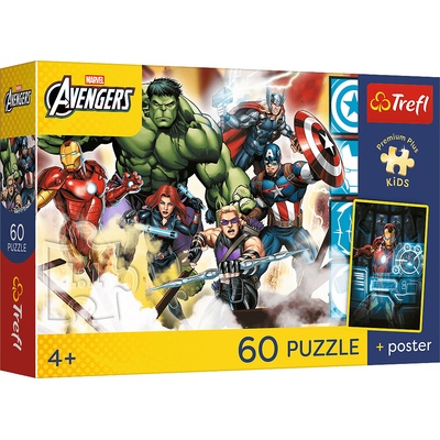 TREFL Premium Plus Kids Avengers Spoločne sme silnejší 60 dielov