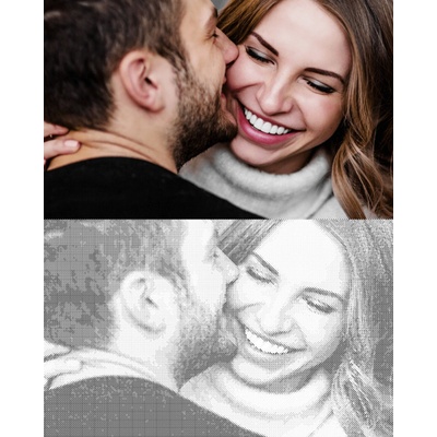 Bodkovanie - OBRAZ PODĽA VLASTNEJ FOTOGRAFIE Rámovanie: vypnuté plátno na rám, Rozmer: 40x50 cm