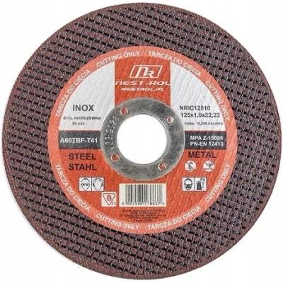 Řezný kotouč INOX 125 mm na kov 1 mm 22,2 mm