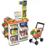 Man Yuk Toys Комплект супермаркет с пазарска количка - 60 части (668-132)