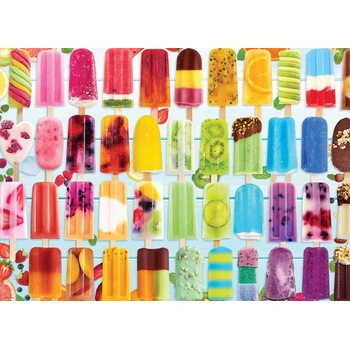 Image 1 of EUROGRAPHICS - Puzzle Popsicle Rainbow - 1 000 piese