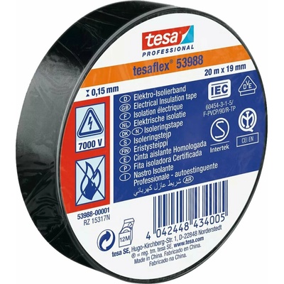 Tesa 95395 Páska elektroizolačná 15 mm x 20 m čierna 53948