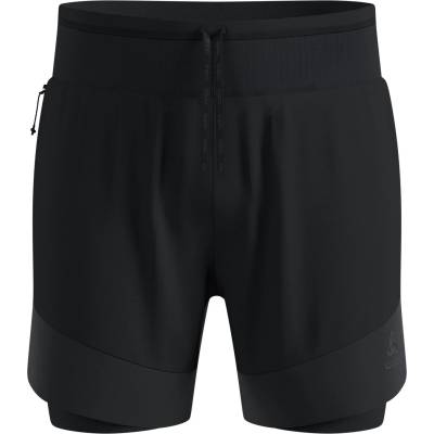 Odlo Мъжки шорти за бягане Odlo X-Alp Trail 6 Inch 2-in-1 Short Running shorts - Black - размер M (012-4413-0212)